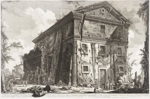 Veduta del Tempio di Bacco, 1760-78 da Giovanni Battista Piranesi