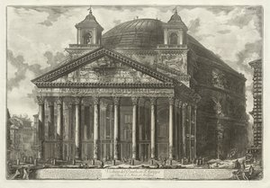 Vedute di Roma: Il Pantheon da Giovanni Battista Piranesi