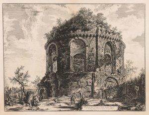 Vedute di Roma: Il cosiddetto Tempio della Tosse, vicino a Tivoli da Giovanni Battista Piranesi