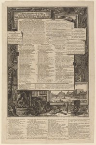 Catalogo delle Opere Date Finora Alla Luce Da Gio Battista Piranesi da Giovanni Battista Piranesi and Francesco Piranesi