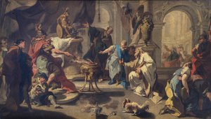 Annibale giura eterna inimicizia ai Romani, c.1723 da Giovanni Battista Pittoni