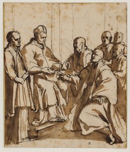 Papa Paolo V emette la bolla "Universi agri domini" del 1612 da Giovanni Battista Ricci