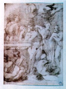 Studio di Uomini Nudi in Conversazione
