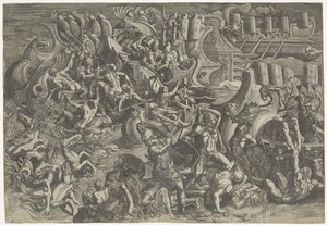 Battaglia navale tra Troiani e Greci