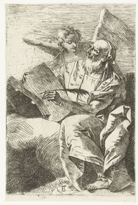 Evangelista Matteo con angelo