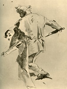 Un uomo che pugnala un ragazzo da Giovanni Battista Tiepolo