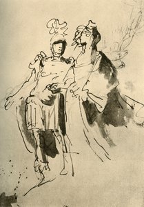 Un soldato e una donna da Giovanni Battista Tiepolo