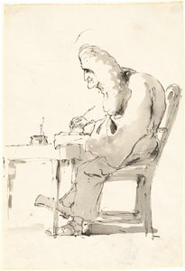Un Avvocato Veneziano alla Sua Scrivania