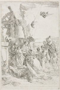 Adorazione dei Magi, ca. 1740 da Giovanni Battista Tiepolo