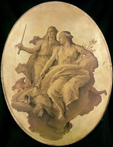 Allegoria della Pace e della Giustizia da Giovanni Battista Tiepolo