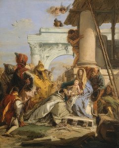 Adorazione dei Magi. Fine anni 1750 da Giovanni Battista Tiepolo