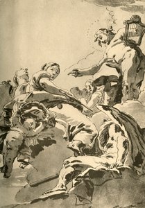 Apollo, le Muse e Crono, ca. 1730, 1928 da Giovanni Battista Tiepolo