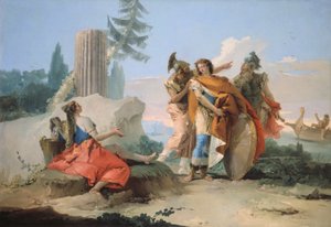 Armida abbandonata da Rinaldo da Giovanni Battista Tiepolo