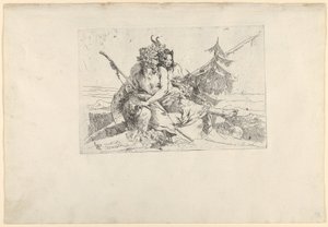 Baccante, satiro e faunessa, dagli Scherzi