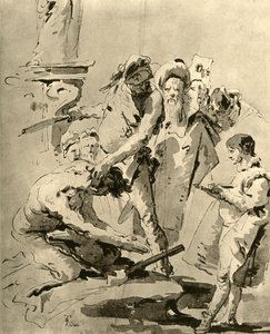 Decapitazione di un santo, metà 18° secolo, 1928 da Giovanni Battista Tiepolo