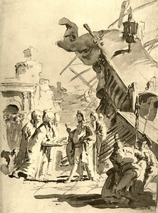 Capitolazione di una città, metà XVIII secolo, 1928 da Giovanni Battista Tiepolo