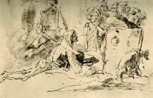 Capriccio, c. 1740s, 1928 da Giovanni Battista Tiepolo