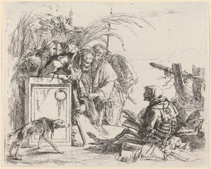 La morte che dà udienza da Giovanni Battista Tiepolo