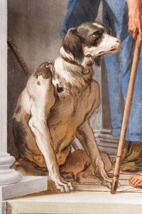 Cane, Dettaglio della Flotta Greca in Aulide, dall
