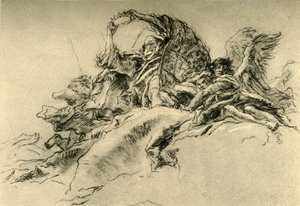 Dio Padre e Angeli, c1754, 1928 da Giovanni Battista Tiepolo