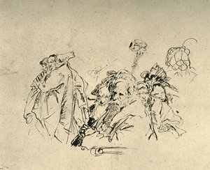 Gruppo di orientali, metà 18° secolo, 1928 da Giovanni Battista Tiepolo