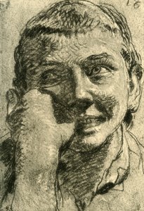 Testa di un ragazzo che ride, metà del XVIII secolo da Giovanni Battista Tiepolo