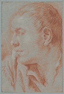 Testa di un giovane di profilo da Giovanni Battista Tiepolo