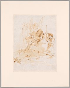Sacra Famiglia con San Giovanni e due angeli