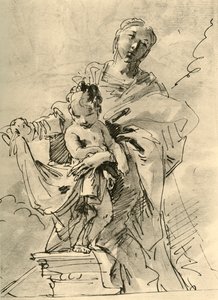 Madonna con Bambino, metà XVIII secolo, 1928 da Giovanni Battista Tiepolo