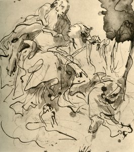 Vecchio e giovane donna, 1761, 1928 da Giovanni Battista Tiepolo