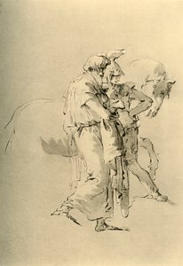 Vecchio e giovane soldato da Giovanni Battista Tiepolo