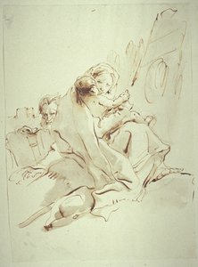 Riposo durante la fuga in Egitto da Giovanni Battista Tiepolo