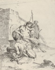 Famiglia di satiri con l
