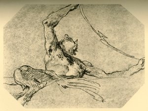 Satiro che solleva un festone da Giovanni Battista Tiepolo