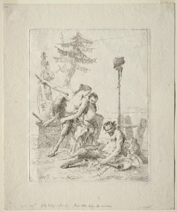 Scherzi di Fantasia: Il satiro felice e la sua famiglia da Giovanni Battista Tiepolo