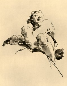 Giovane accovacciato