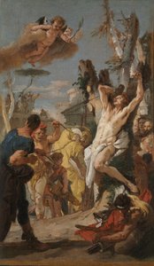 Studio per "Il martirio di San Sebastiano" (per il monastero agostiniano di Diessen, Germania) da Giovanni Battista Tiepolo