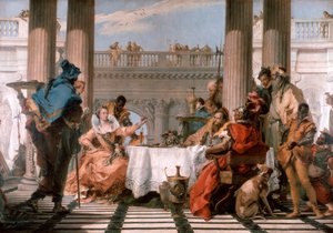 Il banchetto di Cleopatra da Giovanni Battista Tiepolo
