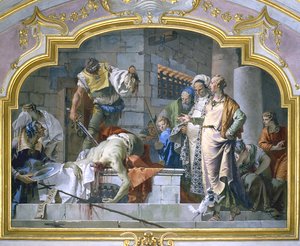 La decapitazione di San Giovanni Battista, 1732-33