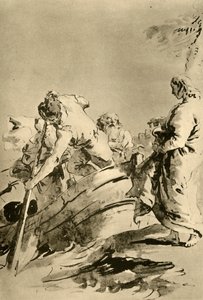 La chiamata di Pietro, metà XVIII secolo, 1928 da Giovanni Battista Tiepolo
