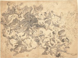 La caduta degli angeli ribelli da Giovanni Battista Tiepolo