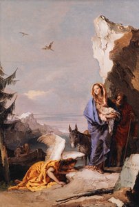 La fuga in Egitto da Giovanni Battista Tiepolo