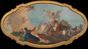La glorificazione della famiglia Barbaro da Giovanni Battista Tiepolo