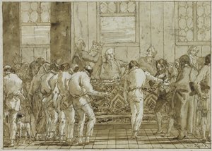 Il processo, c.1790 da Giovanni Battista Tiepolo