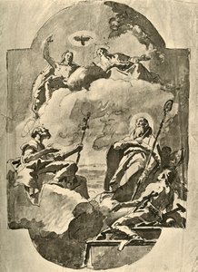 La Trinità e i Santi, metà XVIII secolo, 1928