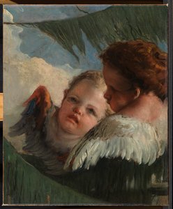 Due teste di angeli da Giovanni Battista Tiepolo