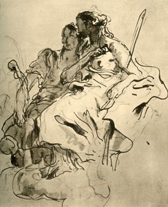 Due giovani donne, metà del XVIII secolo, 1928 da Giovanni Battista Tiepolo