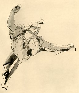 Guerriero in piedi sulle nuvole, metà XVIII secolo, 1928
