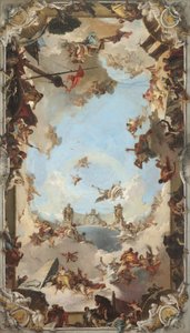 Ricchezza e benefici della monarchia spagnola sotto Carlo III da Giovanni Battista Tiepolo