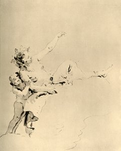 Donna che riposa sulle nuvole e sostenuta da un Cupido, metà XVIII secolo, 1928